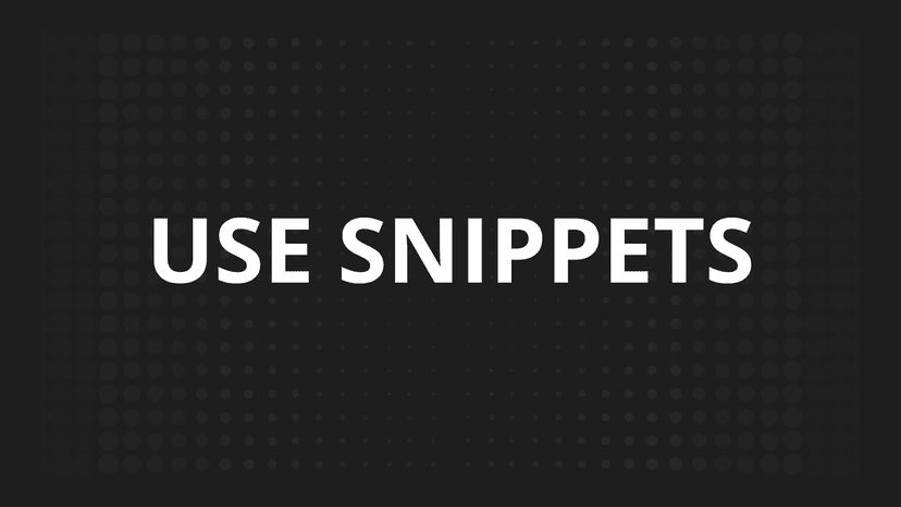 Creating Custom Code Snippets for Multiple Programming Languages